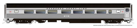 Budd Coach - Ready to Run -- Seaboard Coast Line #5405 (stainless, black)