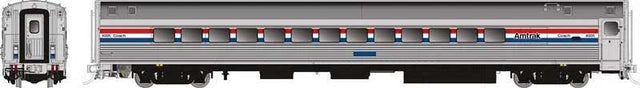 Budd Small-Window Coach - Ready to Run -- Amtrak #4012 (Phase 3, stainless, red, white, blue)