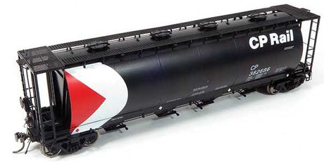 MIL 3800 Cylindrical Covered Hopper - Ready to Run -- Canadian Pacific #3 (black, red, white; Small Early Multimark Logo)