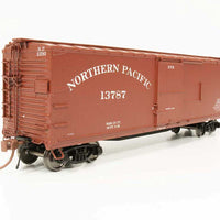 NP 10000-Series 40' Wood Boxcar 4-Pack - Ready To Run -- Northern Pacific 10675, 12237, 12275, 12361 (Prewar, Boxcar Red)