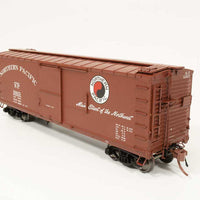 NP 10000-Series 40' Wood Boxcar 4-Pack - Ready To Run -- Northern Pacific (1950, Boxcar Red, Main Street Slogan, Large Monad)