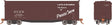 USRA 40' Double-Sheathed Wood Boxcar 6-Pack - Ready to Run -- Delaware, Lackawanna & Western Set #2 (Boxcar Red, white, Phoebe Snow Slogan