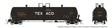 Procor GP20 20,000-Gallon Tank Car 6-Pack - Ready to Run -- Texaco UTLX (black, white)