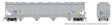 Trinity 6221 Cubic Foot Covered Hopper - Ready to Run -- Exxon-Mobil XOMX (gray, yellow conspicuity marks)