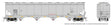 Trinity 6241 Cubic Foot Covered Hopper - Ready to Run -- Equistar Chemicals EQUX (gray, yellow conspicuity marks)
