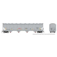 Trinity 6221 Cubic Foot Covered Hopper - Ready to Run -- Data Only (gray, yellow conspicuity marks)