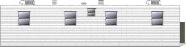 Office Trailer - Assembled -- Painted, Unlettered (white)-1