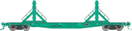 Class F30D 50' Welded Rail Car 6-Pack - Ready to Run -- Southern Pacific Set #1 (UP MOW Green)