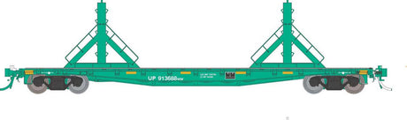 Class F30D 50' Welded Rail Car - Ready to Run -- Union Pacific #1 (MOW Green)