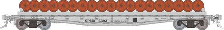 Class F30D 50' Wheel Flatcar - Ready to Run -- Southern Pacific #1 (gray)