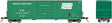 Evans X72A Boxcar 6-Pack - Ready to Run -- Penn Central (Jade Green, white, Large Logo)