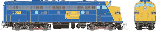 EMD FL9 - Standard DC -- Penn Central #5059 (blue, yellow)