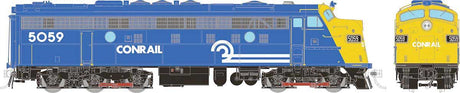 EMD FL9 - Standard DC -- Conrail #5059 (blue, yellow)