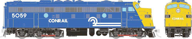 EMD FL9 - Standard DC -- Conrail #5059 (blue, yellow)