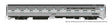 Budd Slumbercoach - Ready to Run -- New York Central 10800 (stainless, black)