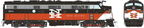 EMD FL9 Rebuilt/Modernized Version - Standard DC -- Connecticut DOT #2027 (black, red, white, McGinnis Lettering)