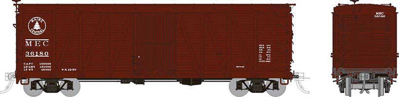 USRA Single-Sheathed Wood Boxcar - Ready to Run -- Maine Central (Boxcar Red, Pine Logo)