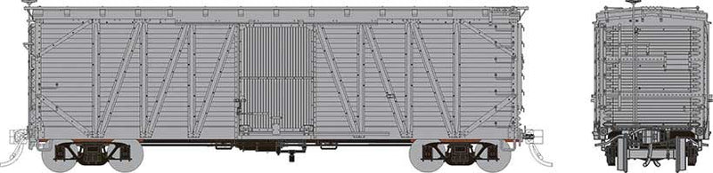 USRA Single-Sheathed Wood Boxcar - Ready to Run -- Undecorated