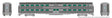MILW-RI Style Budd Gallery Commuter Coach - Ready to Run -- Milwaukee Road #325 (stainless, red)