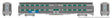 MILW-RI Style Budd Gallery Commuter Coach - Ready to Run -- Metra #7312 (Early Logo, stainless, blue, white)