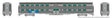 MILW-RI Style Budd Gallery Commuter Coach - Ready to Run -- Metra #7300 (Modern Logo, stainless, blue, white)