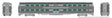MILW-RI Style Budd Gallery Commuter Cab Coach - Ready to Run -- Painted, Unlettered (stainless)