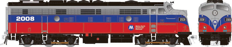EMD FL9 Rebuilt/Modernized Version w/Sound & DCC -- Metro North #2005 (red, blue, gray)