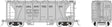 Enterprise 2-Bay Covered Hopper 3-Pack - Ready to Run -- Canada Southern Set #1 (gray, black)