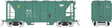 Enterprise 2-Bay Covered Hopper - Ready to Run -- Penn Central (MOW, Jade Green, white, Small Logo)
