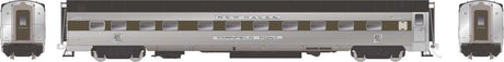 Pullman-Standard 14-4 "Point" Sleeper with Skirts - Ready to Run -- New Haven #514 Monomoy Point (As-Delivered, stainless, Pullman Green, black)