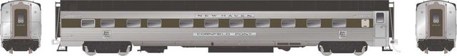 Pullman-Standard 14-4 "Point" Sleeper with Skirts - Ready to Run -- New Haven #514 Monomoy Point (As-Delivered, stainless, Pullman Green, black)
