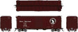 GN 40' 12-Panel Boxcar w/Late Improved Dreadnaught Ends - Ready to Run -- Great Northern (Mineral Red, black, white)