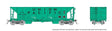 NSC Ballast Hopper 3-Pack - Ready to Run -- Union Pacific Set #2 (Early, MOW green, black roadname)