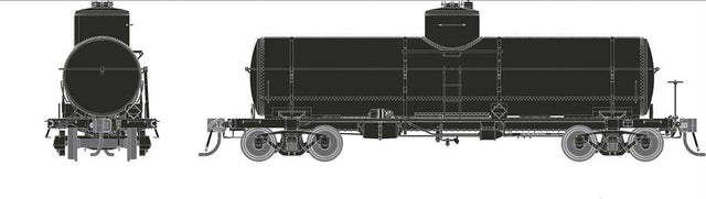 Union Tank Line X-3 8,000-Gallon Tank Car w/K Brakes - Ready to Run -- Undecorated