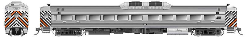 Budd RDC-1 Phase 1B - Standard DC -- Penn Central #78 (Stainless Steel, black, white, orange)
