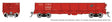 NP 40' Drop-Bottom Gondola - Ready to Run -- Chicago & North Western CMO Random from Set #1 (Boxcar Red, black)