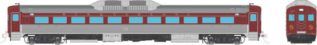 Budd RDC-1 Phase 1a - Standard DC -- New York, Susquehanna & Western #M7 (stainless, maroon)