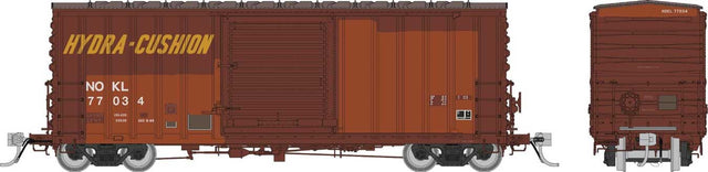 PC&F B-100-34 Boxcar - Ready to Run -- Northwestern Oklahoma (Ex-SP, Boxcar Red, yellow, white)