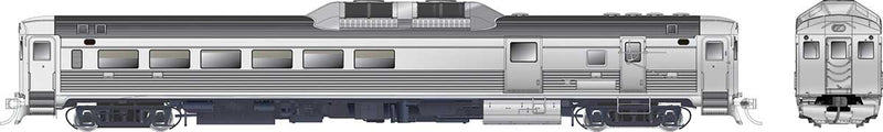 Budd RDC-3 Phase 1b - Sound & DCC -- Painted, Unlettered (stainless)