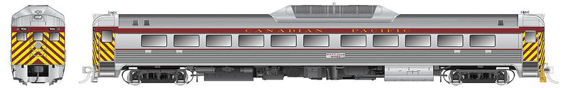 Budd RDC-1 Phase 2 w/Sound & DCC -- Canadian Pacific #9066 (Stainless Steel, marooon, yellow)