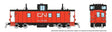 Hawker-Siddeley Caboose - Ready to Run -- Canadian National #79329 (As-Delivered, red, black, red/orange steps)