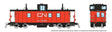 Hawker-Siddeley Caboose - Ready to Run -- Canadian National #79201 (Late, red, black, black steps)