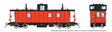Hawker-Siddeley Caboose - Ready to Run -- Painted, Unlettered (red)