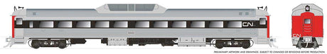 Budd RDC-9 - Sound and DCC -- Canadian National #6002 (stainless, black, red, white, Noodle Logo)