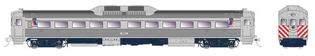 Budd RDC-1 Phase 1b - Sound and DCC -- New Jersey Transit #554 (stainless, white, red)