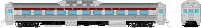Budd RDC-1 Phase 1a - Sound and DCC -- New York, Susquehanna & Western #M5 (stainless, maroon)