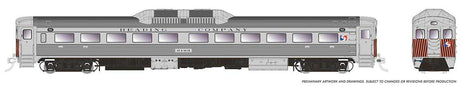 Budd RDC-1 Phase 1b - Sound and DCC -- SEPTA #9163 (Ex-Reading, stainless, orange, black)