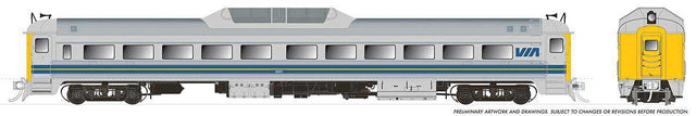 Budd RDC-9 - Sound and DCC -- VIA Rail Canada #6006 (stainless, blue, yellow)
