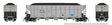 AutoFlood III Rapid Discharge Coal Hopper w/Load 6-Pack - Ready to Run -- Duke Power DKPX Set #1 (silver, black)