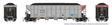 AutoFlood III Rapid Discharge Coal Hopper w/Load - Ready to Run -- Tennesee Valley Authority TVAX (silver, black, red)